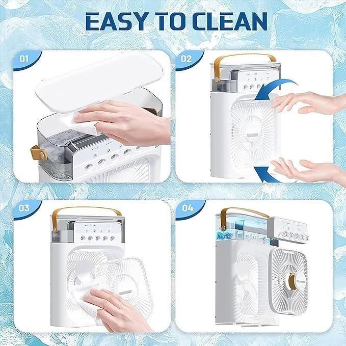 Multifunction Water Spray Mist Fan Air Cooler fan USB Electric Fan