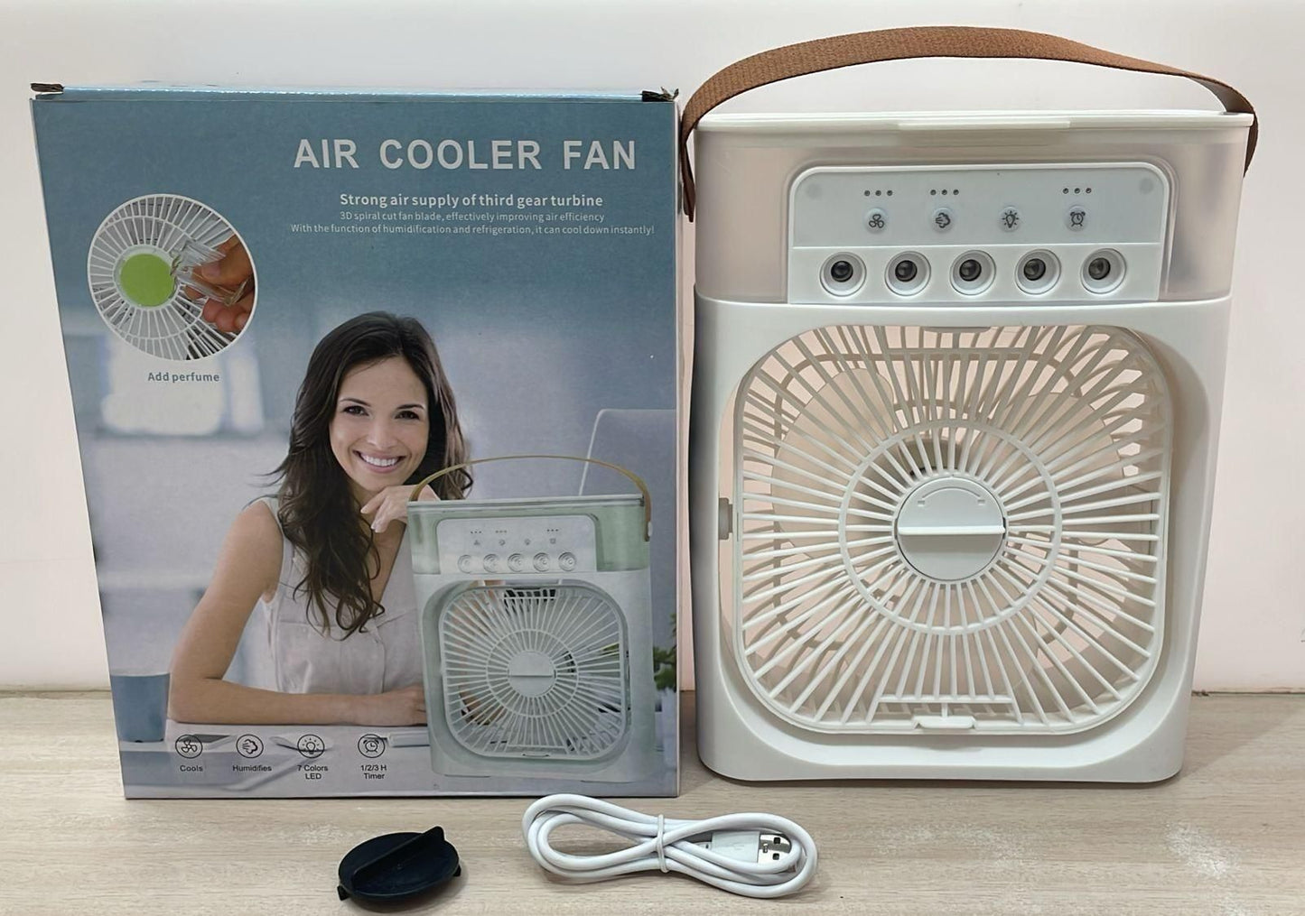 Multifunction Water Spray Mist Fan Air Cooler fan USB Electric Fan
