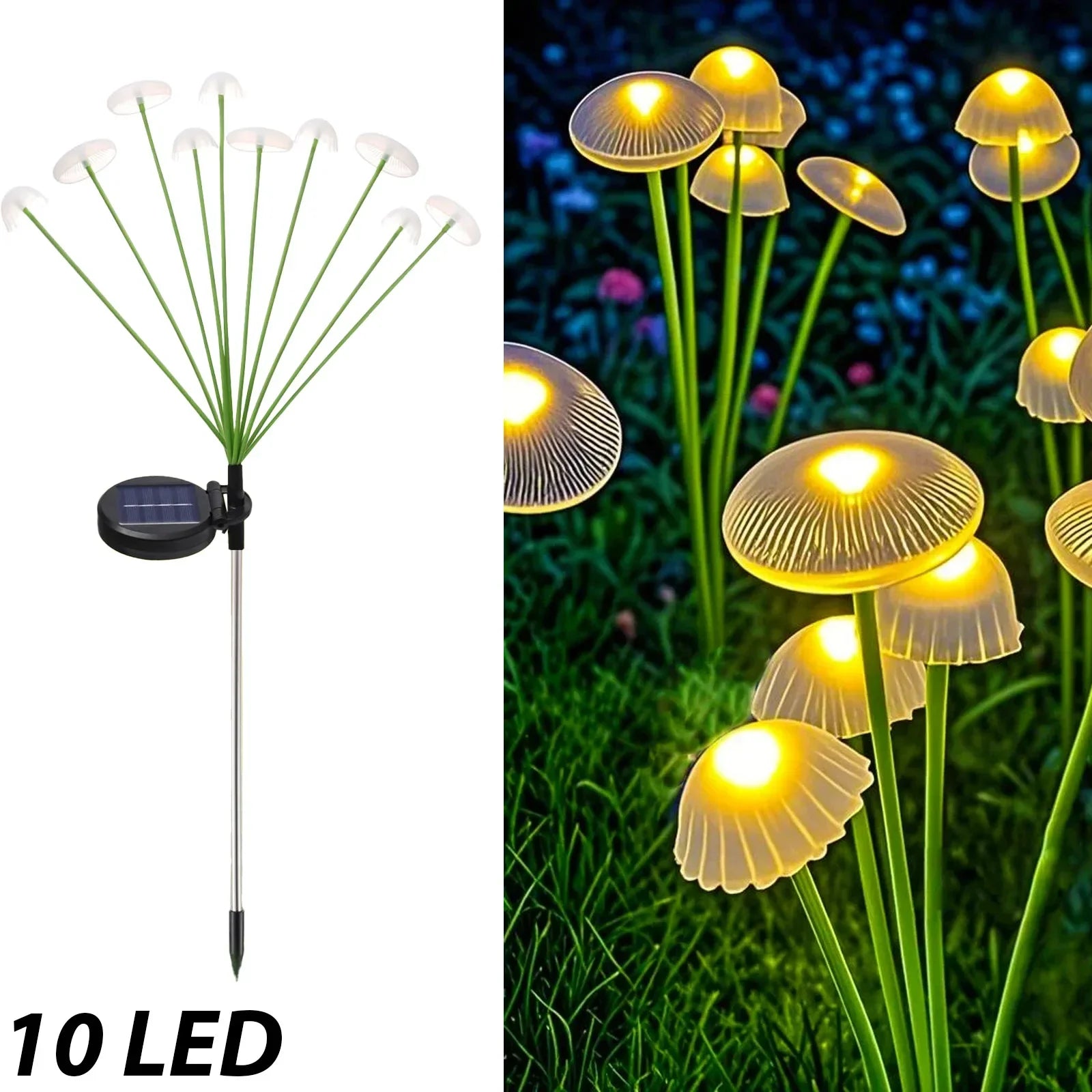 Solar Mushroom Lawn Lights