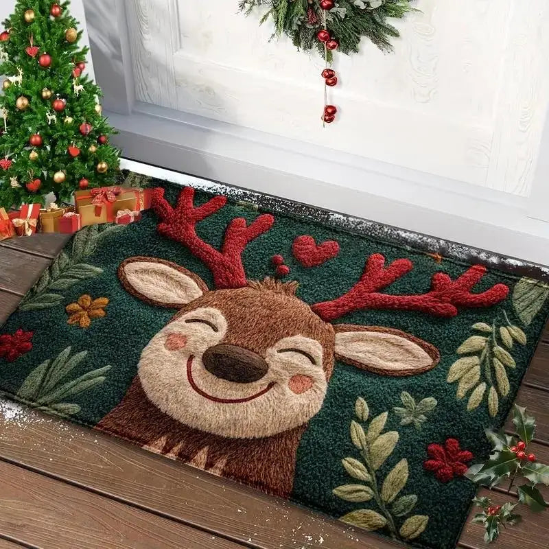 SantaStep™ – Cozy Christmas Tree Carpet Runner 🎄