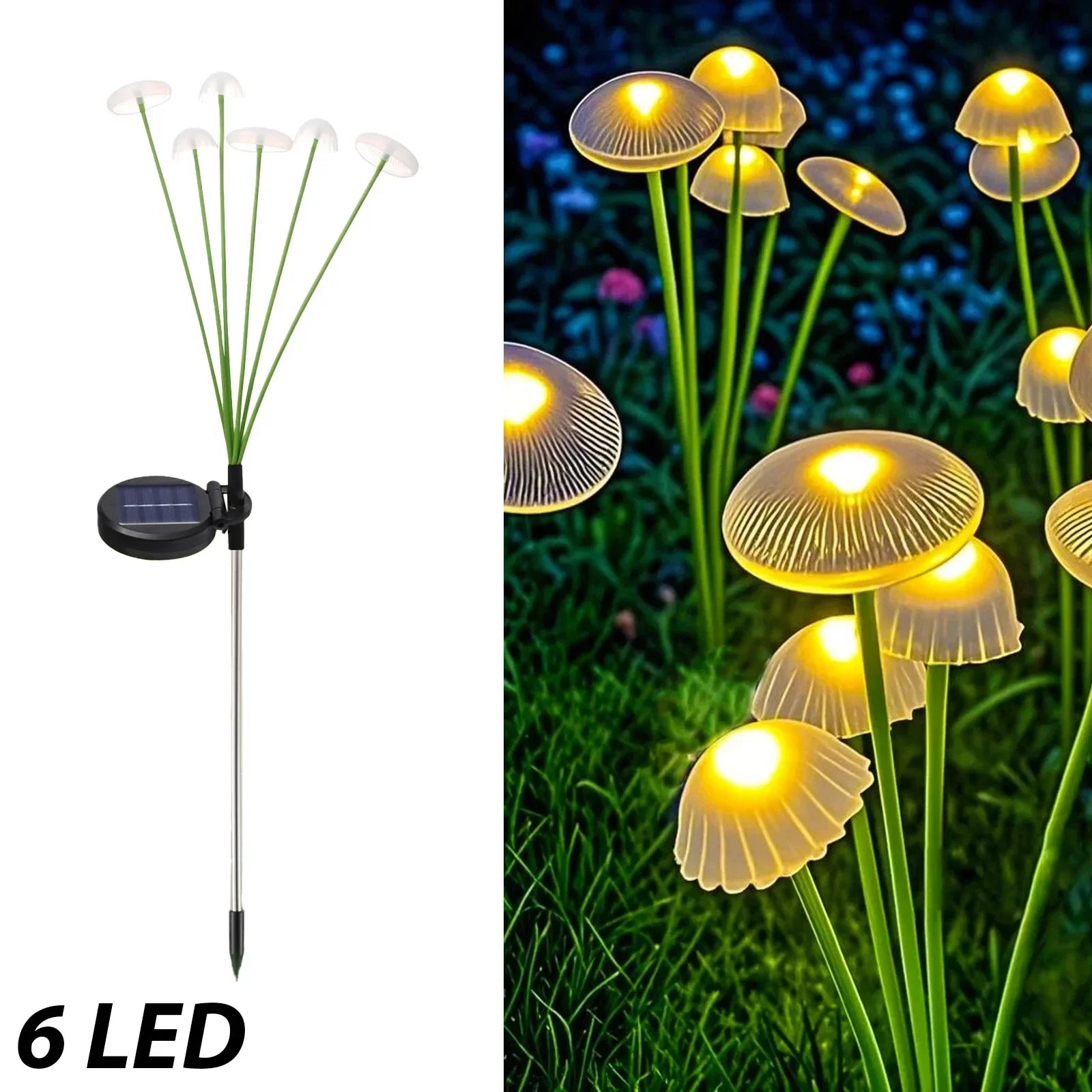 Solar Mushroom Lawn Lights