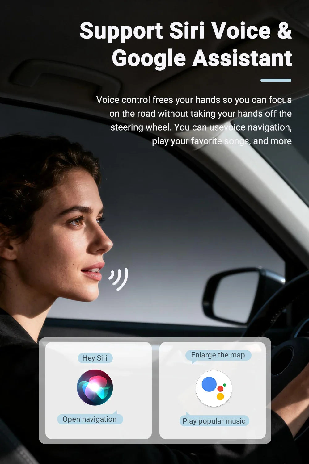 Techzzy XUDA 2-in-1 Wireless CarPlay & Android Auto Adapter – Plug & Play USB Dongle for OEM Car Stereo