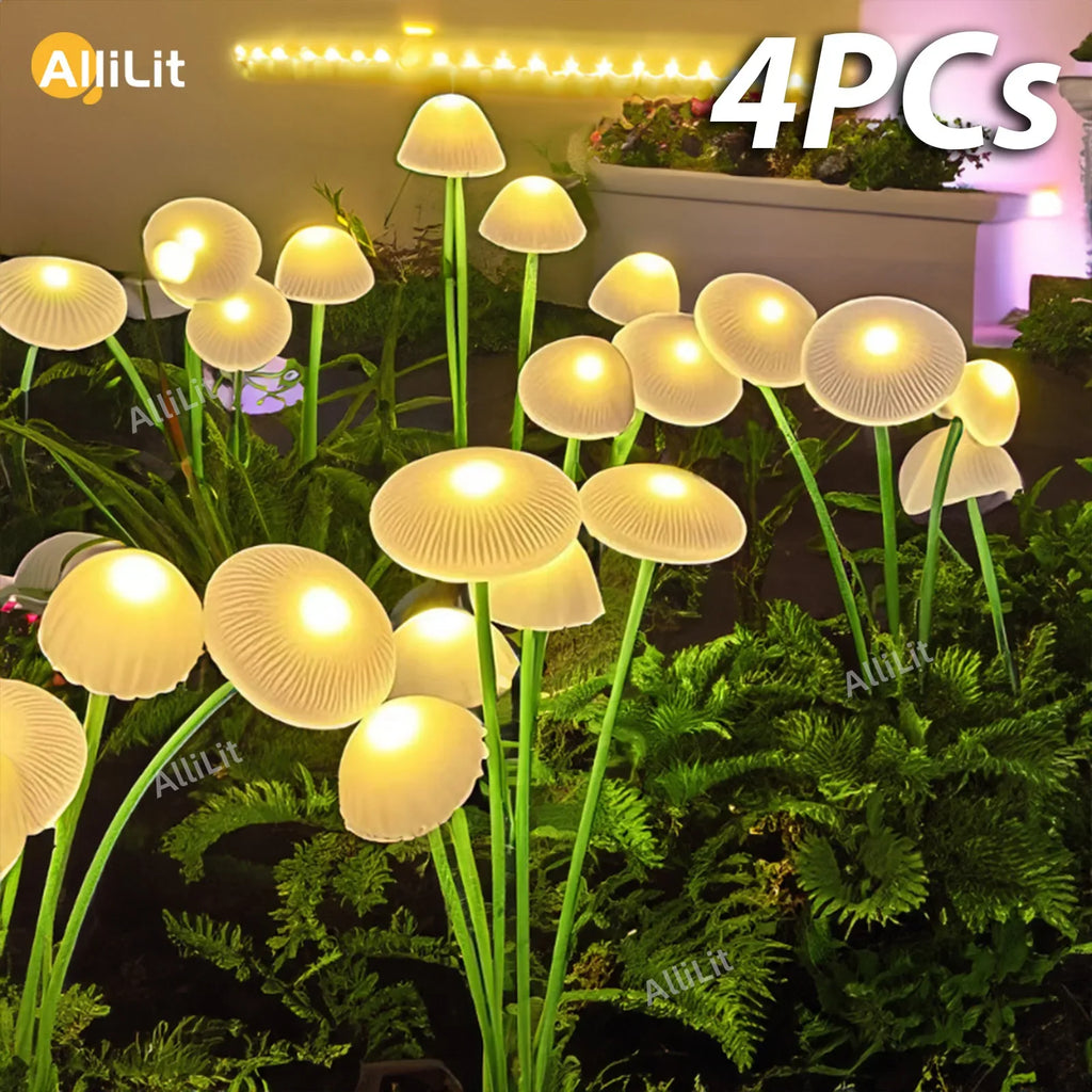Solar Mushroom Lawn Lights