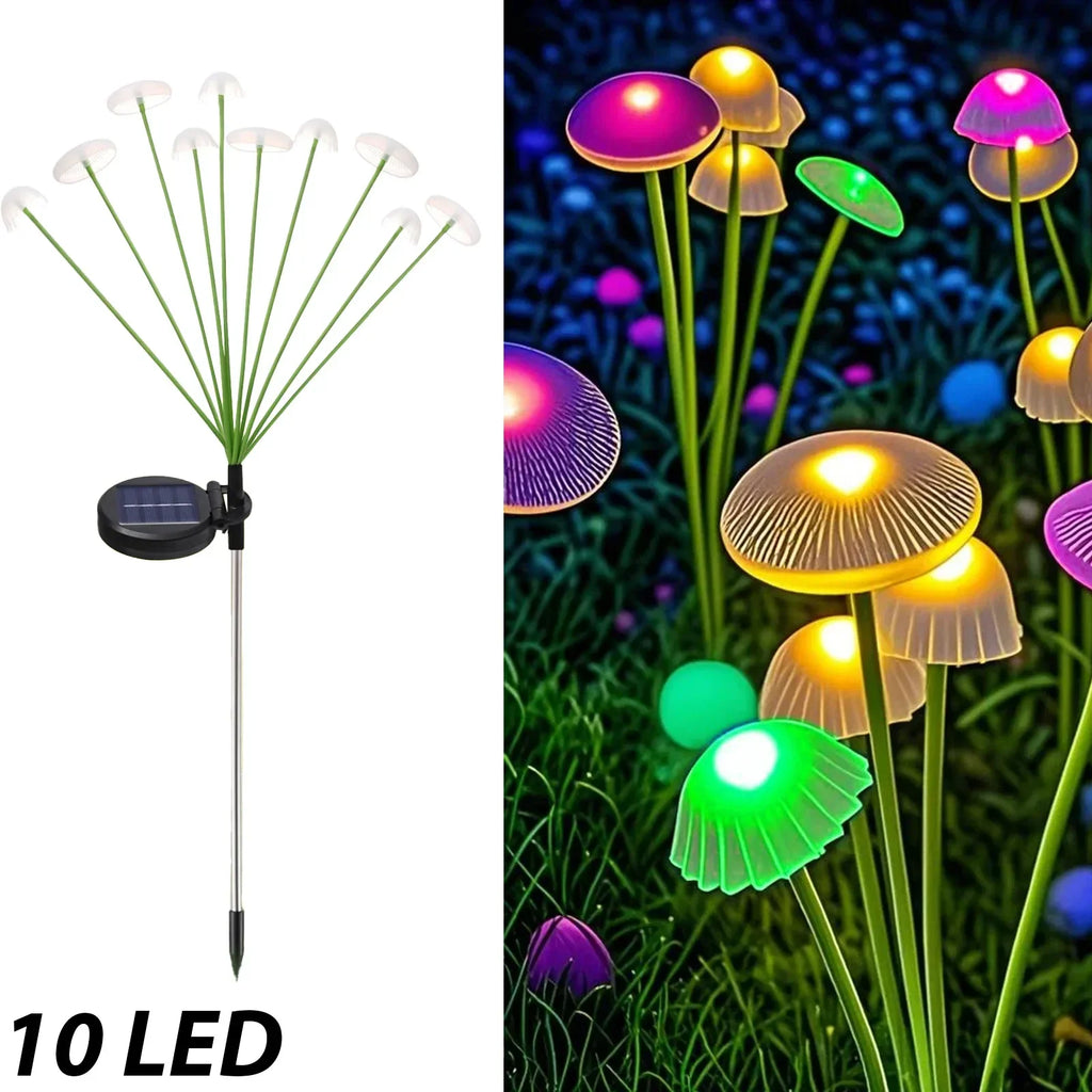 Solar Mushroom Lawn Lights