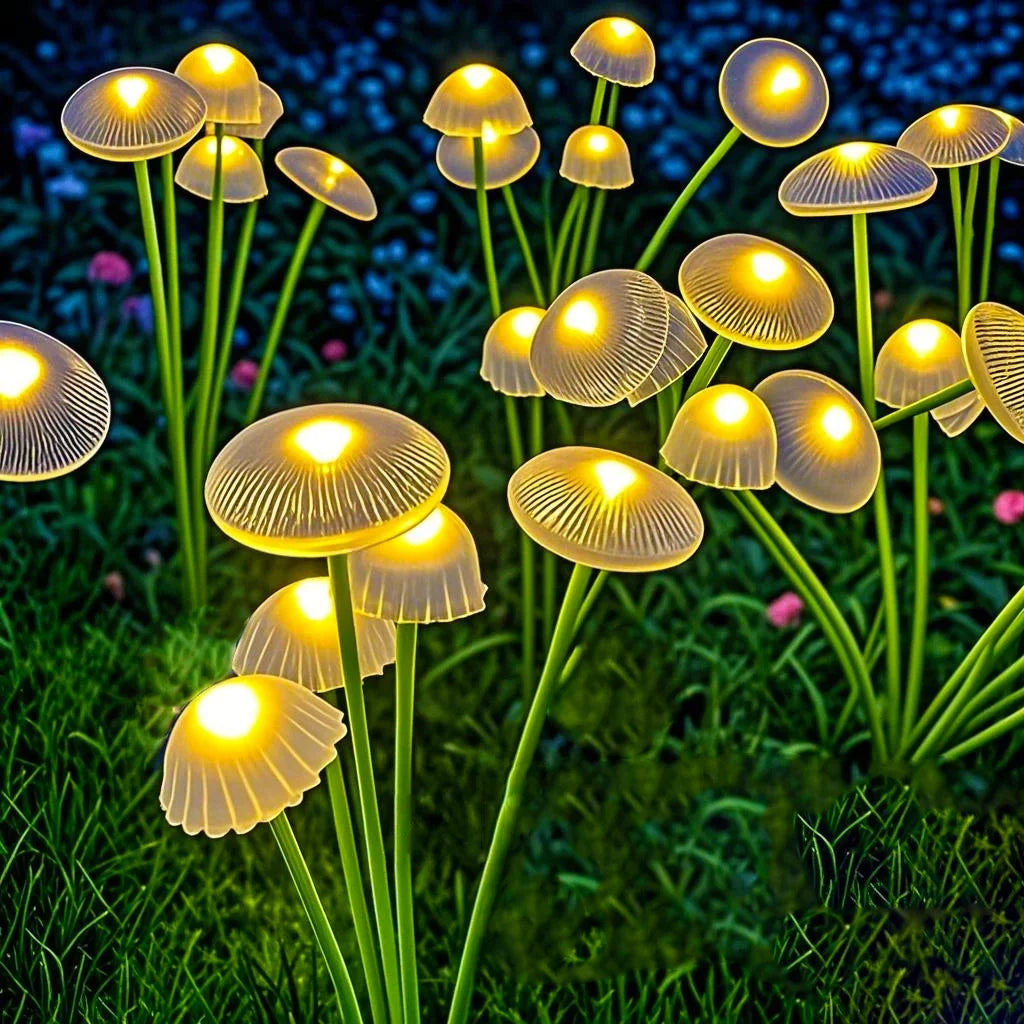 Solar Mushroom Lawn Lights